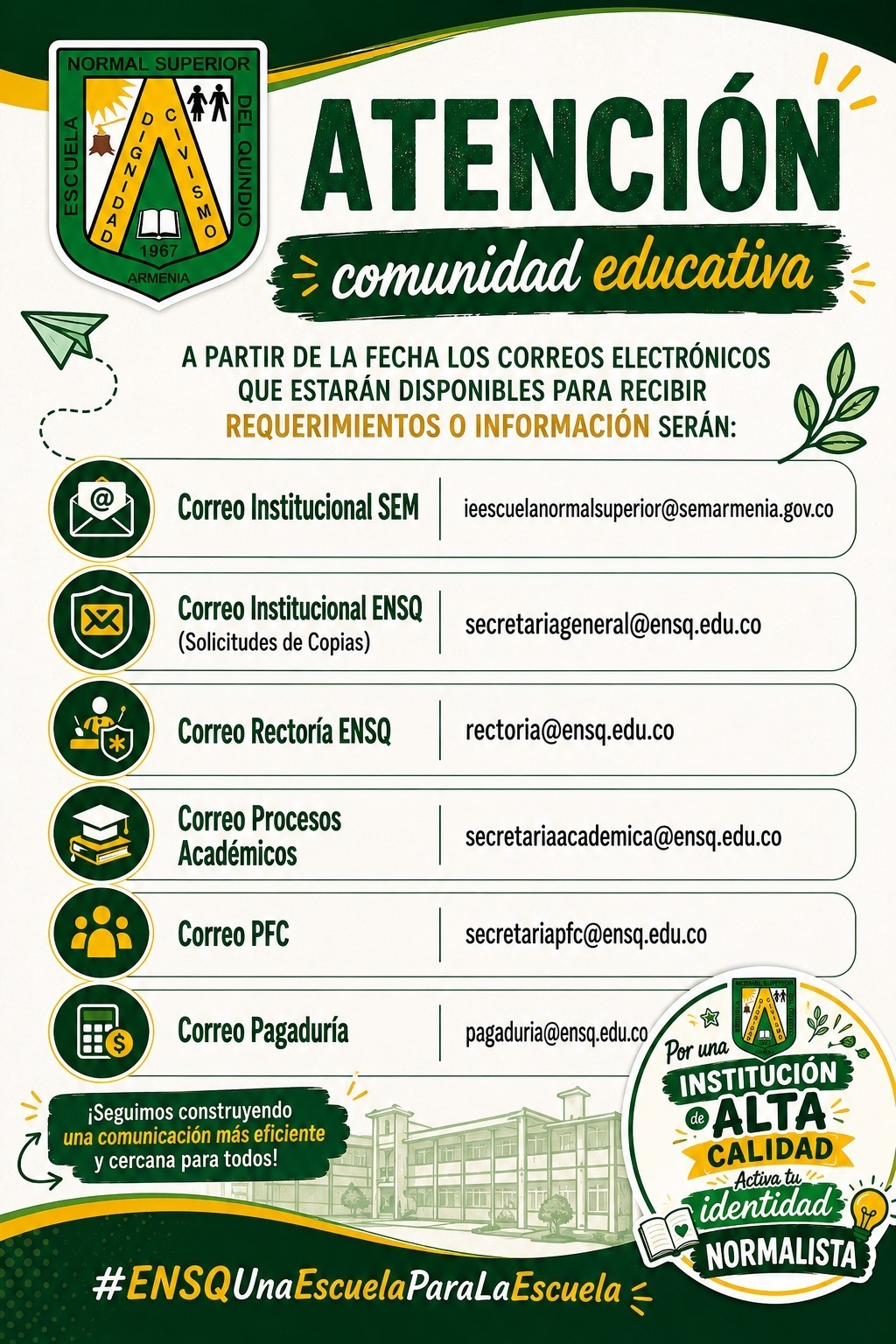 Aviso importante